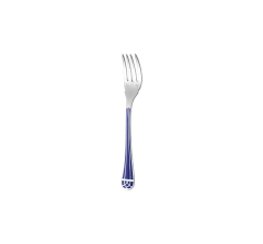 Silver-plated Cake Fork Talisman Marbled Blue